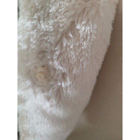 Ambiance Outerwear Plush Faux Fur Coat Beige Womens M Soft & Cozy - Picture 7 of 7